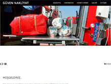 Tablet Screenshot of guvennakliyatsamsun.com